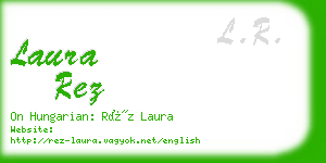 laura rez business card